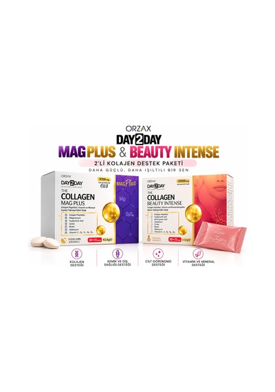 Mag Plus & Beauty Intense 2 Li Kolajen Destek Paketi