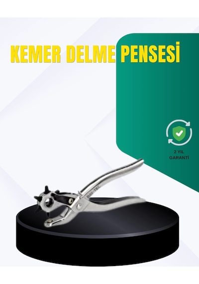 Mey İthalat Metal Gövdeli Ayarlanabilir Deri Delme Pensesi 2.5-5 Mm Delik Açma Aracı