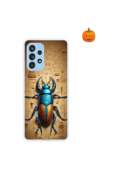 Samsung Galaxy A52 Uyumlu Şeffaf Kılıf Antik Mısır 3 Tasarımlı