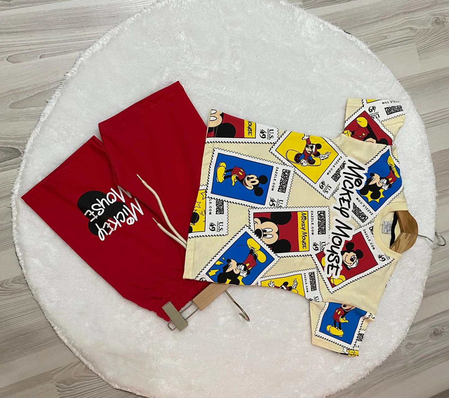 Cg Kids Mickey Mouse Baskılı Erkek Çocuk Alt Üst Takım Kırmızı Cg Kids Mickey Mouse Baskılı Erkek Çocuk Alt Üst Takım Kırmızı