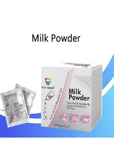 Nutri Guard Milk Powder 5 Gr X 30 Saşe Kedi & Köpek Süt Tozu Takviyesi Yavru & Anne İçin Büyüme Desteği