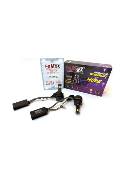 Femex Super More Hır2 9012 Led Xenon Led Headlight Csp Superıor Etı Chipset Radyatör Soğutmalı