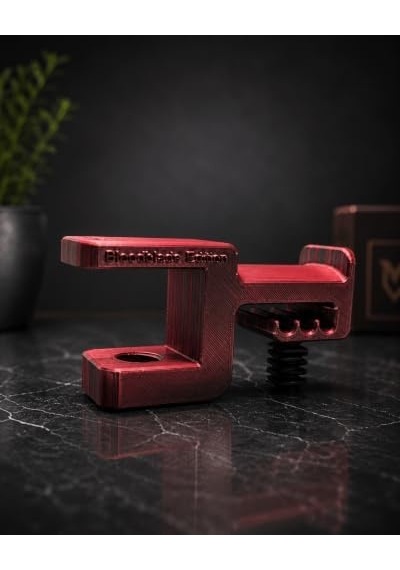 Siyah-kırmızı Asılabilir Kulaklık Standı - Bloodblade Edition - Masa Kenarı Kulaklık Standı