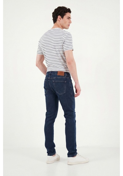 Buratti Pamuklu Slim Fit Düşük Bel Jeans Erkek Kot Pantolon 1115c84napolı Lacivert