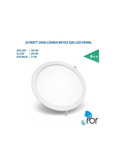 24 Watt Sıva Altı Led Panel Aydınlatma Beyaz Işık Enerji Tasarruflu Sıva Altı, Tavan Armatürü