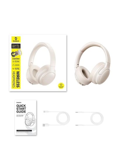 Baseus Bass BH1 Lite Bluetooth 5.4 Kablosuz Kulaküstü Kulaklık