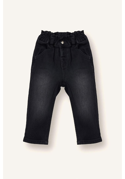 Defacto Paperbag İspanyol Paça Jean Pantolon Kız Bebek G3411a526spnm40 Siyah-nm40