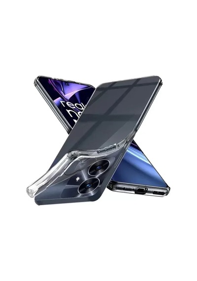 Newface Realme Note 60 Kılıf Lüx Şeffaf Silikon Çok Renkli