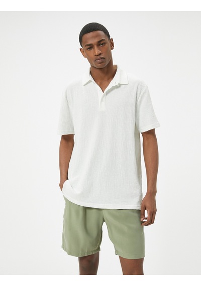 Koton Bermuda Şort Chino Beli Bağcıklı Cep Detaylı Rayon Kumaş Haki 4sam40068hw Haki