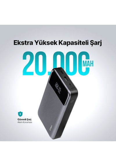 Ttec Recharger Pro Lcd 20.000mah Pd 130w Taşınabilir Hızlı Şarj Aleti/powerbank 2bb218ug Renkli