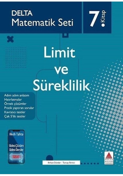 Matematik Seti 7.Kitap  -  Limit ve Süreklilik  -  Tuncay Birinci  -  Delta Kültür