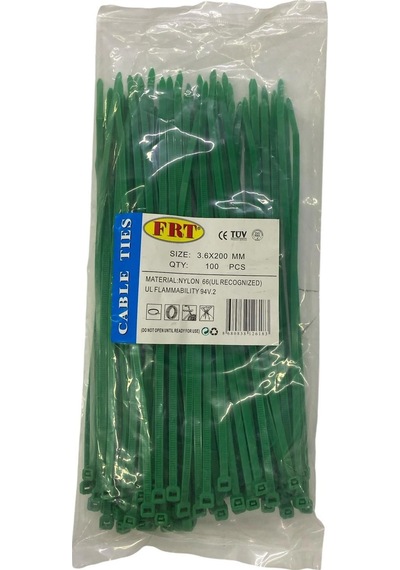 Frt Yeşil 3,6x200 Kablo Bağı