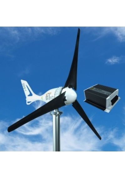 Set İ-500 24v Rüzgar Türbini + Hibrit Şarj Kontrol Cihazı İsta-breeze