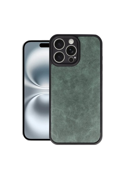 Apple İphone 16 Pro Max Kılıf Aras Deri Kapak - Koyu Yeşil 0.2M-Çok Renkli