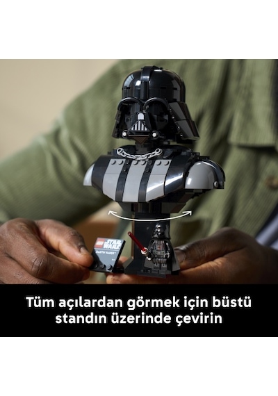 LEGO® Star Wars™ Darth Vader™ Büstü 75439 - Yetişkinler için Koleksiyonluk Bilim Kurgu Yapım Seti (349 Parça)