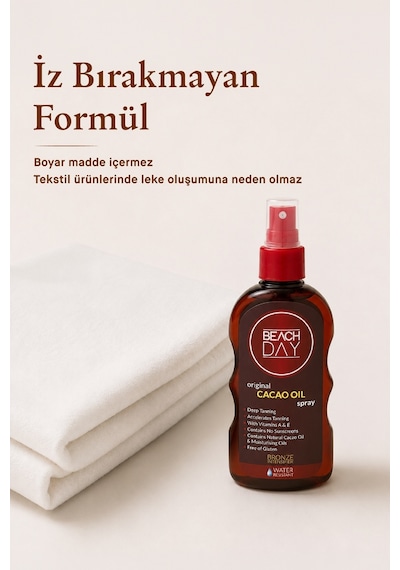 Beach Day Kakao Yağı Özlü Bronzlaştırıcı Sprey 150 ML