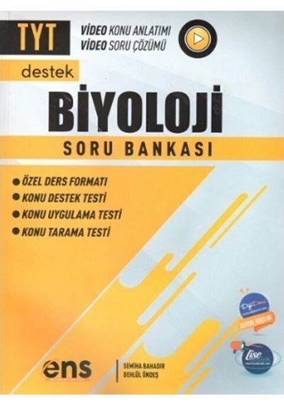 Ens Yayıncılık Tyt Biyoloji Soru Bankası