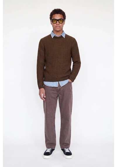 Jack & Jones Jjedover Erkek Kazak Kahverengi
