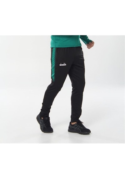 Diadora Ritim Erkek Likralı Siyah-Yeşil Eşofman Altı (524718539) Yeşil