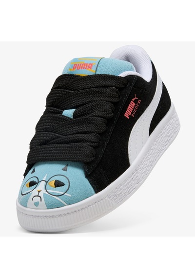 Puma Suede Xl Moody Cat Çocuk Siyah Spor Ayakkabı 402723 Siyah