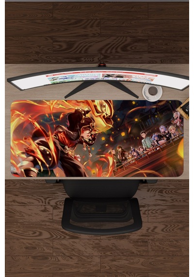 Gaming Genshin Impact Anime Gacha V1 - 90x40 Xxl Gaming Mouse Pad Fare Altlığı