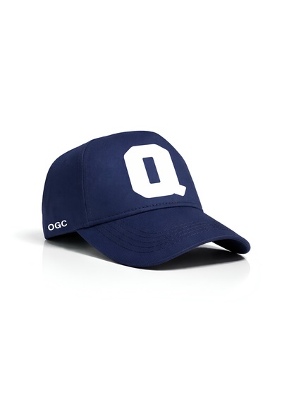 Ogc Q Harfi Unisex Şapka Lacivert