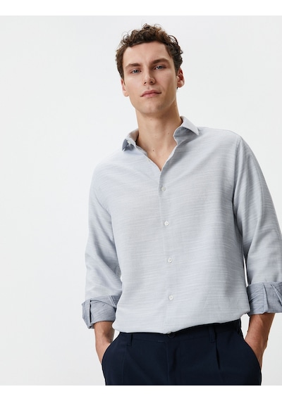Koton Klasik Gömlek Slim Fit Yarım İtalyan Yaka Düğmeli Uzun Kollu Siyah 4wam60247hw 4WAM60247HW999 Siyah Koton Klasik Gömlek Slim Fit Yarım İtalyan Yaka Düğmeli Uzun Kollu Siyah 4wam60247hw 4WAM60247HW999 Siyah