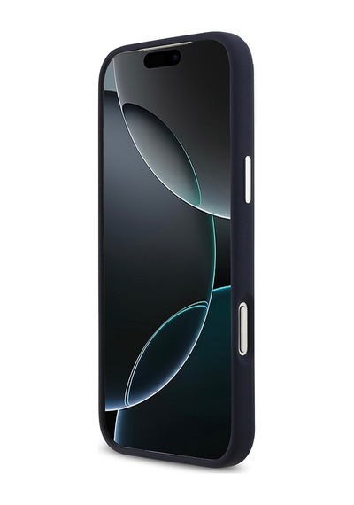 Apple Uyumlu iPhone 17 Pro Max Kılıf Lacoste Lisanslı M-safeli İkonik Metal Kamera Çerçeveli Silikon Kapak Lacive Lacivert
