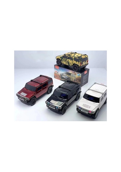 Ws-590 Hummer Oto Tasarımlı Bluetooth Hoparlör Sd Kart Usb Fm Radyolu Kablosuz Speaker