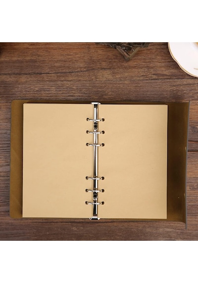 Retro Vintage Yapraklı Not Defteri, Klasik Pu Deri Kapak, Seyahat Defteri, Travel Journal, Günl