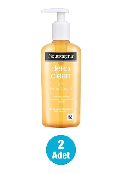Neutrogena Deep Clean Yüz Temizleme Jeli 200 ml x2