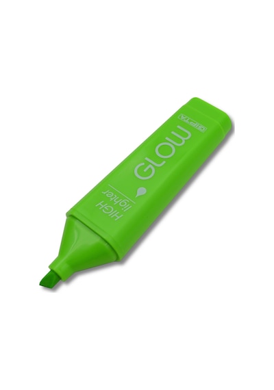 Gıpta Glow Kesik Uç Neon Yeşil Fosforlu Kalem 10 Adet Yeşil