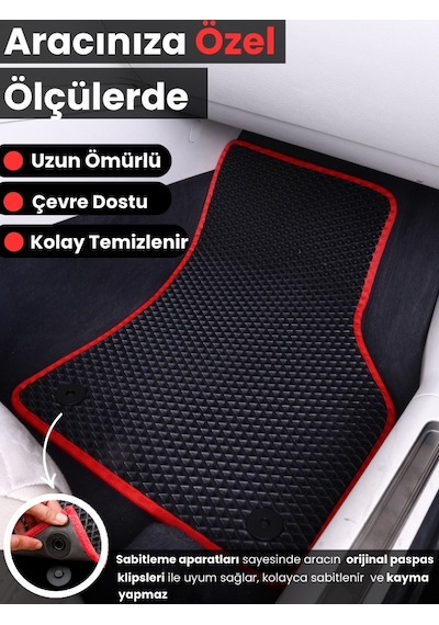 Kia Stonic 2017-2025 Uyumlu Eva Paspas Tam Set Birebir Uyum,araca Özel Tasarım,kolay Montaj 418