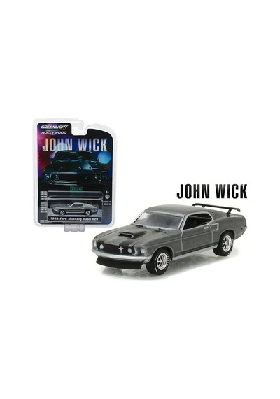 Greenlight John Wick 1969 Ford Mustang Boss 429 1 64 - 7Cm