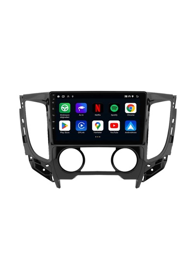 Mitsubishi L200 Android Multimedya 2015-2017 Manuel Carplay Android Auto Navigasyon 6gb Ram 64gb 9"