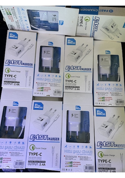 Type-c Hızlı Şarz Adaptör+usb Kablo