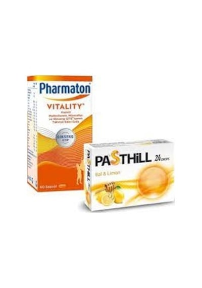 Pharmaton Vitality 60 Kapsül Pasthill Portakal & C Vitamini 24