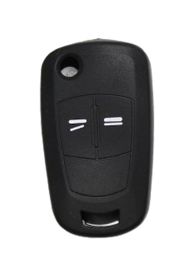 Opel Uyumlu Corsa D Astra H Silikon Anahtar Kılıfı Siyah