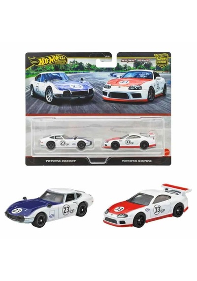 Hot Wheels Car Culture 2 Li Set Toyota 2000gt & Toyota Supra Premium