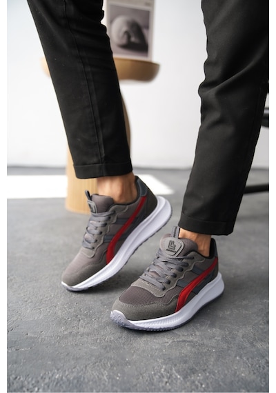 Daxtors Garantili D120 Günlük Ortopedik Erkek Sneaker Spor Ayakkabı Kırmızı