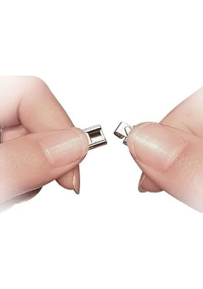 Anti Stres Esnek Denge Bilekliği Paslanmaz Çelik Metal Italyan Charm Bileklik Çelik Gri