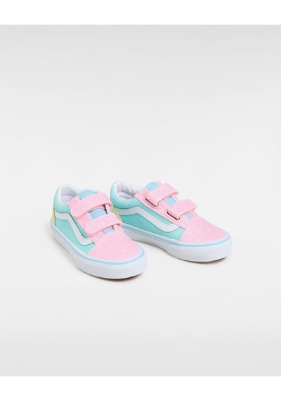 Vans Kız Çocuk Old Skool V Bantlı Spor Ayakkabı Karışık