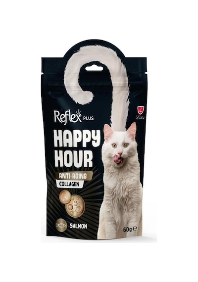 Reflex Plus Happy Hour Anti-aging Collagen Yetişkin Kediler İçin Ödül Maması 60 Gr 103 Ivory