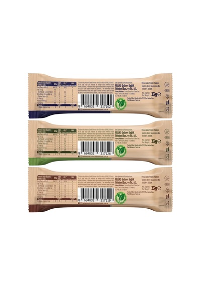 Tr Granola Bar Karma Kutu, 3 Çeşit, 12 Adet 3 Paketi