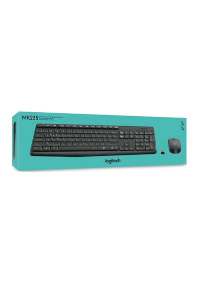 LOGITECH MK235 TÜRKÇE KABLOSUZ KOYU GRI Q KL  VYE+MOUSE