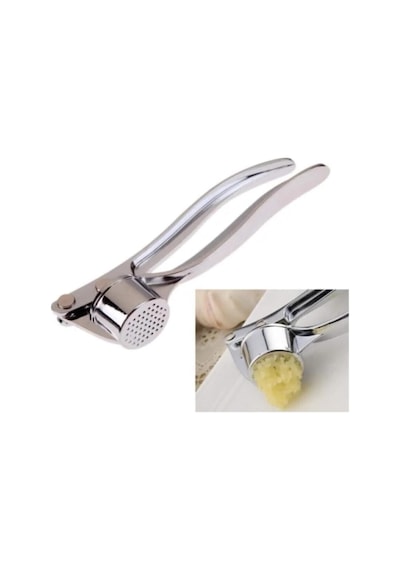 Paslanmaz Çelik Sarımsak Ezici, 16.5 Cm Uzunluk, 3 Cm Başlık Çapı, Ergonomik Tasarım, Bulaşık Makinesi Uyumlu Diğer