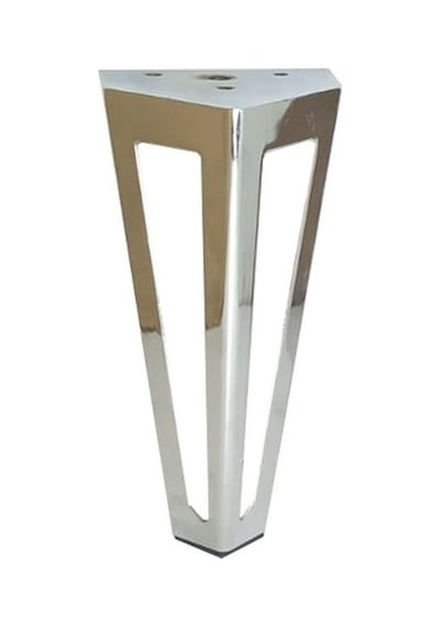 Mobaksaksesuar Neptün Dekoratif Metal Mobilya Ayak 14 Cm Krom 4 Adet