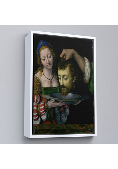 Miyrem^ Canvas Serie Salome İle Vaftizci Yahya'nın Başının Kesilmesi Tablo-7339
