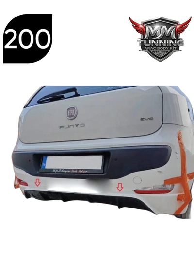 Mmtunning Fiat Punto Evo Arka Difüzör