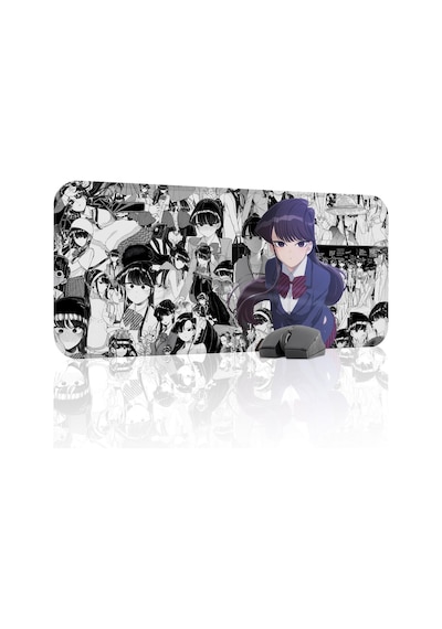 Komi Can't Communicate Dikişli Kauçuk Oyuncu Mousepad V2 - 70x30 Xl Gaming Mouse Pad